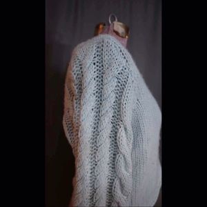 Urban Outfitters blue cropped sweater